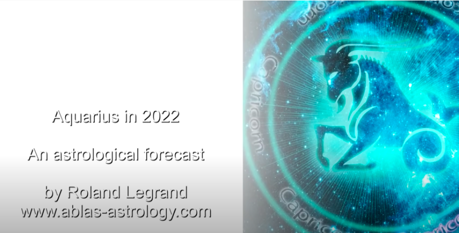 ABLAS ローラン・ルグランさんの占星術・2022年の山羊座の運勢