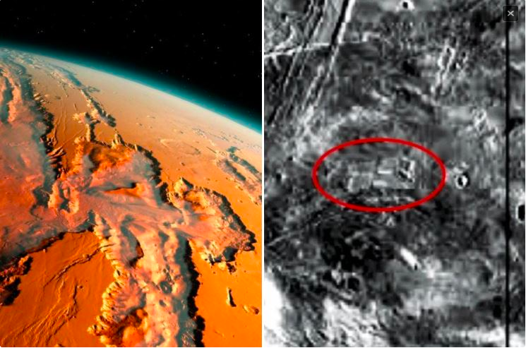 UFO研究家が火星に巨大なエイリアン基地を発見