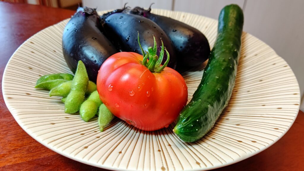 家庭菜園の野菜たち